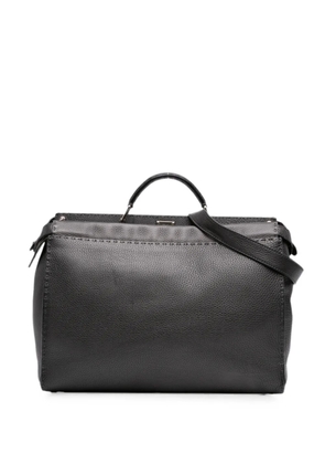 Fendi Pre-Owned 2000-2010 Large Leather Selleria Peekaboo Iconic Fit Bag business bag - Grey