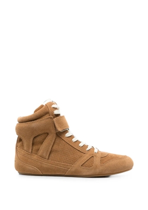 MARANT perforated touch-strap sneakers - Brown