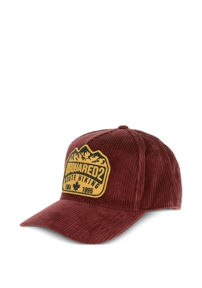 DSQUARED2 embroidered corduroy baseball cap