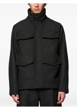 Omar Afridi M65 single-breasted coat - Grey