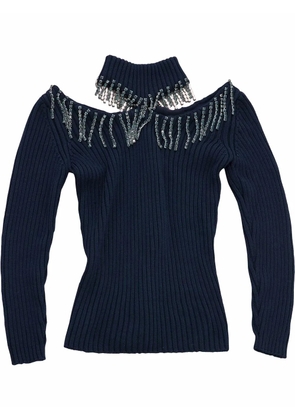 Christopher Kane crystal-embellished jumper - Blue