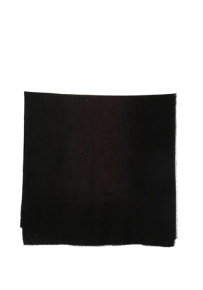 Faliero Sarti Chips frayed-edge scarf - Black