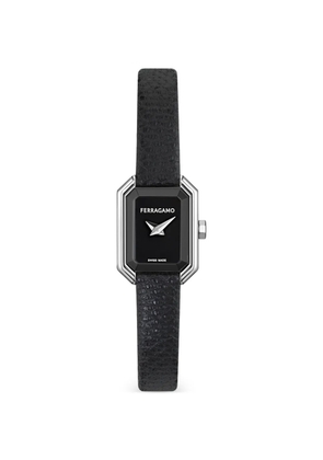 Ferragamo Crystal Petite 20mm watch - Black
