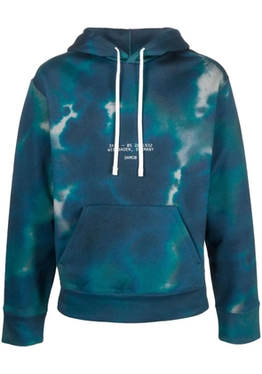 OAMC tie-dye cotton hoodie - Blue