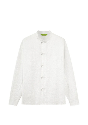 Shanghai Tang Tang frog-fastening shirt - White