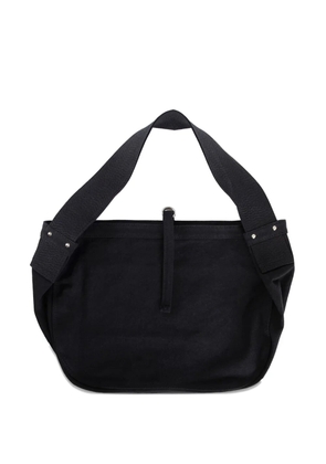 TAIGA TAKAHASHI strap newsboy shoulder bag - Black