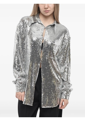 Giuseppe Di Morabito sequin-embellished shirt - Silver