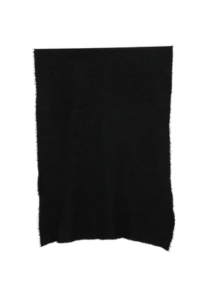 Faliero Sarti Nuovo Pedro frayed-edge scarf - Black