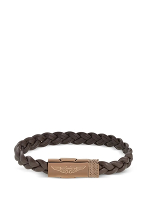 Aston Martin Watches braided leather bracelet - Brown