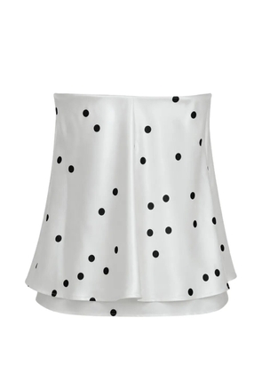 Anna October Electra polka-dot top - White
