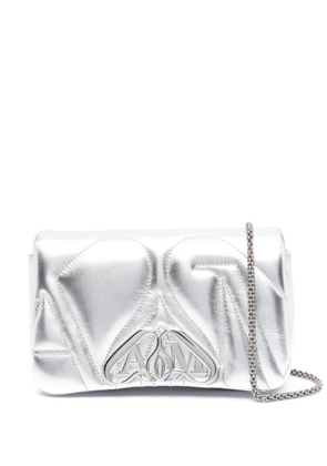 Alexander McQueen mini The Seal shoulder bag - Silver
