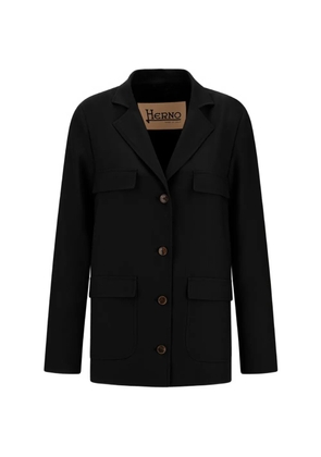 Herno flap-pocket jacket - Black