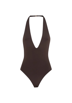 ZIMMERMANN Luna halterneck bodysuit - Brown