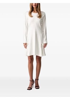 LIU JO short dress in Punto Milano fabric - White