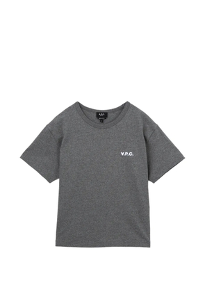 A.P.C. logo-print T-shirt - Grey
