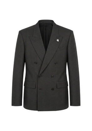 Gucci double-breasted wool blazer - Grey