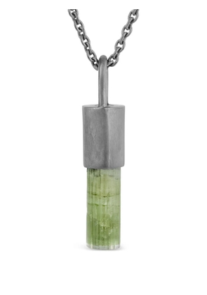 Parts of Four sterling silver Talisman tourmaline necklace