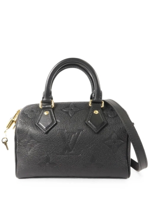 Louis Vuitton Pre-Owned Empreinte Speedy Bandouliere 20 Monogram mini bag - Black
