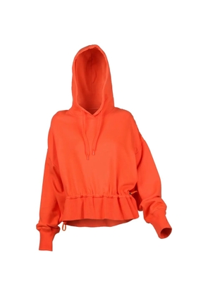 Valentino Garavani drawstring-waist hoodie - Orange