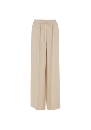 Valentino Garavani drawstring wide-leg trousers - Neutrals