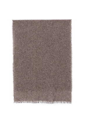 Faliero Sarti Alberto frayed scarf - Brown