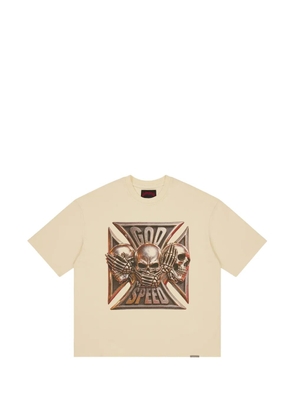 GODSPEED Omerta graphic-print T-shirt - Neutrals