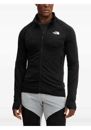 The North Face logo-print zip-up sweatshirt - Black