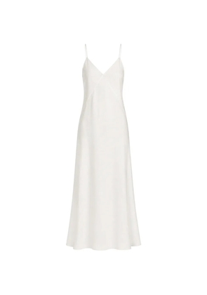 Eleventy spaghetti-strap V-neck maxi dress - White