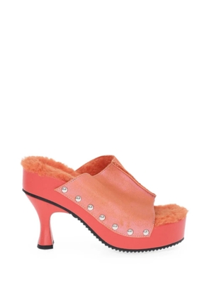 Diesel D-WOODSTOCK stud-embellished sandals - Orange