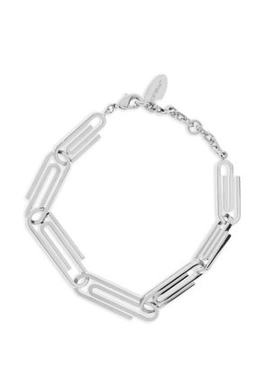 Off-White paperclip-link bracelet - Silver