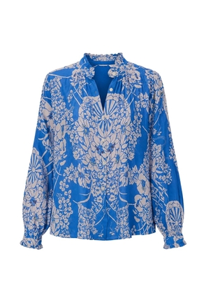 Alix of Bohemia Poet floral-print blouse - Blue