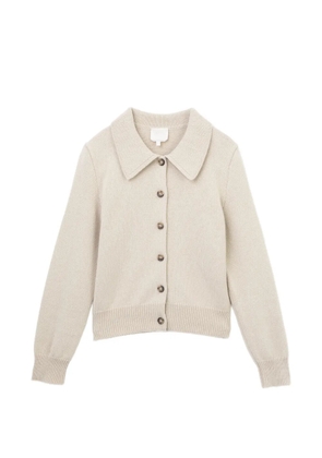 A.P.C. button-up collared cardigan - Neutrals