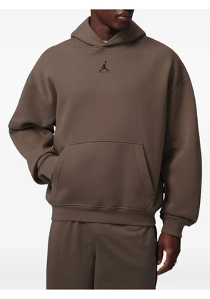 Jordan Brooklyn oversized fleece pullover hoodie - Brown
