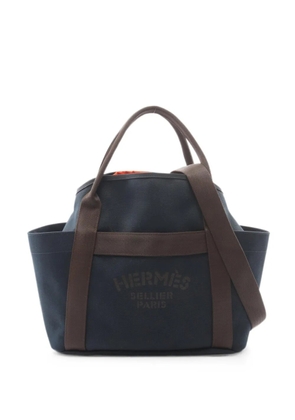 Hermès Pre-Owned 2018 Groom canvas tote bag - Blue