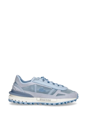 Lacoste panelled logo-patch sneakers - Blue