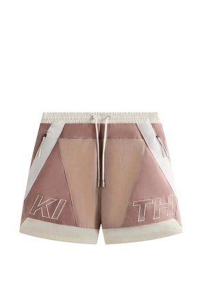 KITH Turbo panelled track shorts - Pink