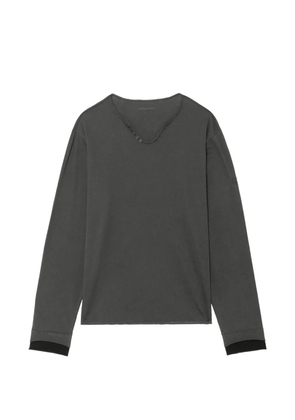Zadig&Voltaire Monastir Henley T-shirt - Grey