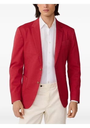 Hackett London single-breasted blazer - Red