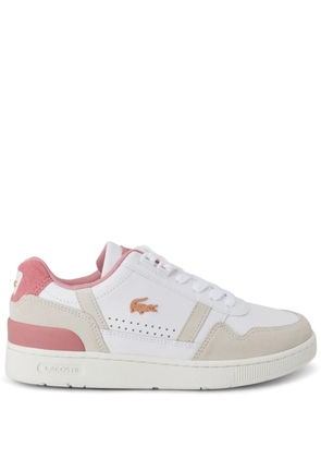 Lacoste logo-appliqué panelled sneakers - White