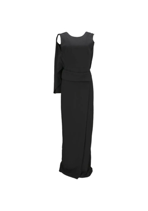 TOM FORD draped-panel maxi dress - Black