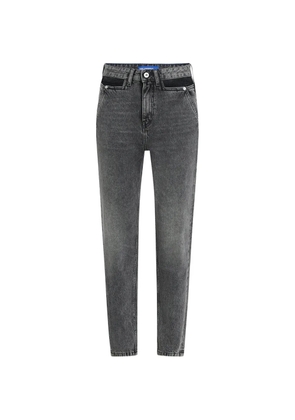 Karl Lagerfeld Jeans logo-patch jeans - Grey