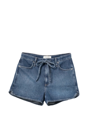 rag & bone drawstring-fastening denim shorts - Blue