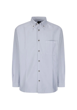 A.P.C. Mateo logo-embroidered shirt - Blue