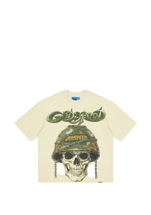 GODSPEED Badges of Honor II graphic-print T-shirt - Neutrals