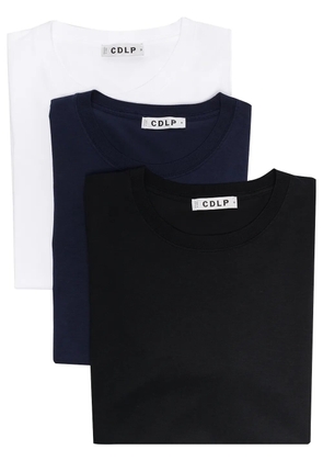 CDLP three-pack crew-neck T-shirt - Black
