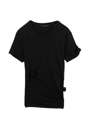 Helmut Lang knotted baby tee - Black