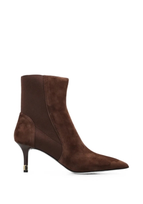 Furla Aria suede ankle boots - Brown