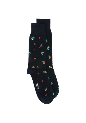 Paul Smith fruit-pattern socks - Blue