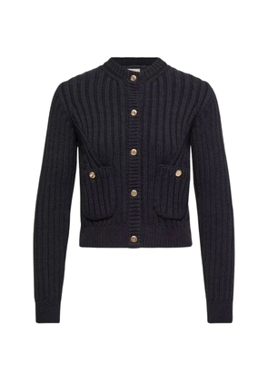 Moncler cotton padded cardigan - Black
