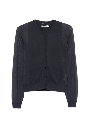 Dorothee Schumacher sheer-knit cardigan and top set - Blue